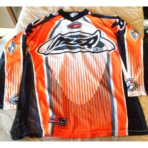 Vintage MSR Motocross Racing Long Sleeve Jersey Size Large Mesh PLEASE READ